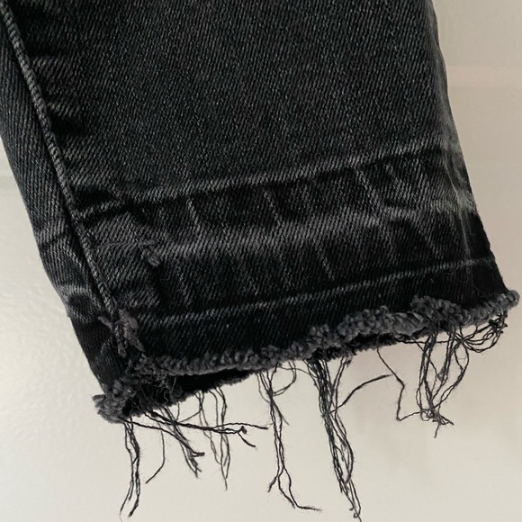 Black Rustic Wash Garage Denim Jeans - Picture 5 of 5